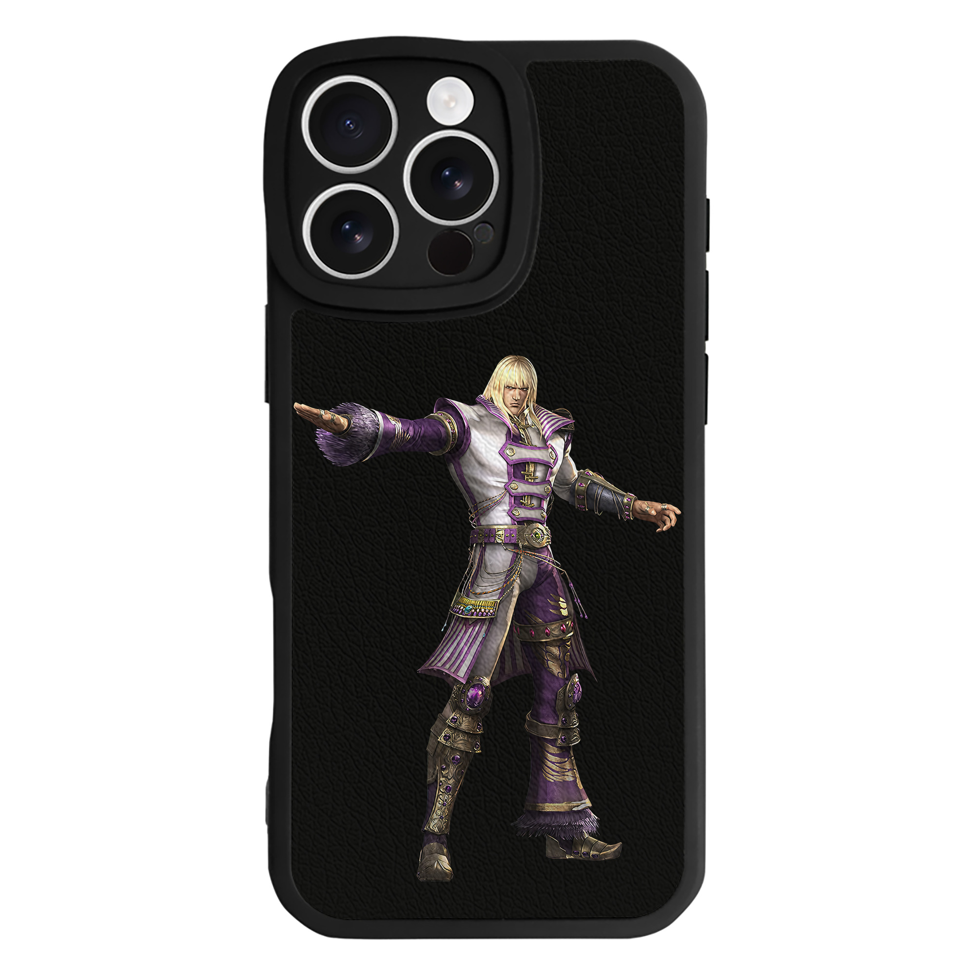（画像用） 北斗の拳 Fist of the North Star 【iPhone 16シリーズ対応】シリコンスマホケース（レザー調） 材質：シリコン